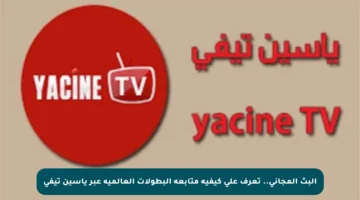 البث المجاني.. تعرف على كيفية متابعة البطولات العالمية عبر ياسين تيفي